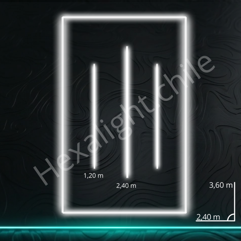 Kit Líneas 3,60 m x 2,40 m (168W)