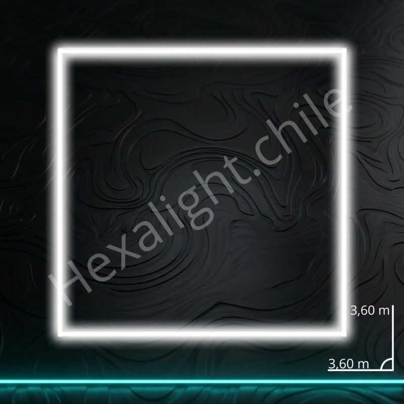 Cuadrado 3,60 m x 3,60 m (168W)