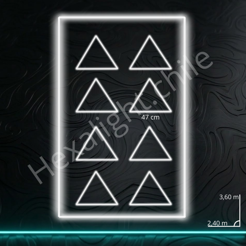 Kit 8 Triángulos 3,60 m x 2,40 m (308W)