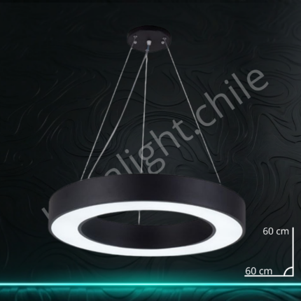Lampara black Out Colgante Circular 60 cm x 60 cm (54W)