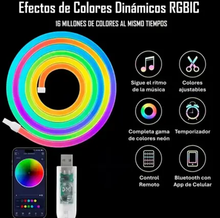 Tira LED Neón RGB - Imagen 3