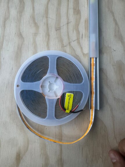 Kit Cinta Led Cob 10m perfil más fuente 150W - Imagen 2